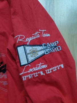 Camp David XL męska czerwona koszula żeglarstwo