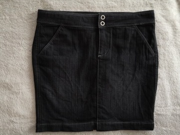 Czarna spódnica jeansowa Armani Exchange 34