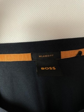 T-shirt Hugo Boss XL granatowy relaxed fit