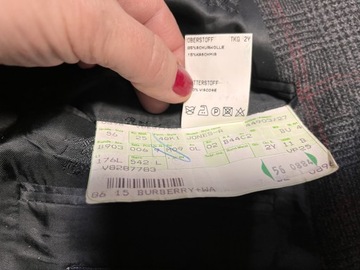 Wełniano-kaszmirowa marynarka Burberry,56/XXL