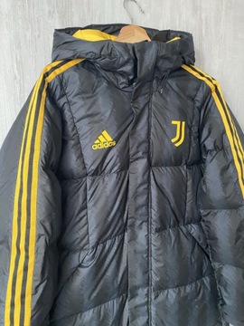 zimowy puchowy płaszcz ADIDAS X JUVENTUS DNA DOWN HZ4964 r. M