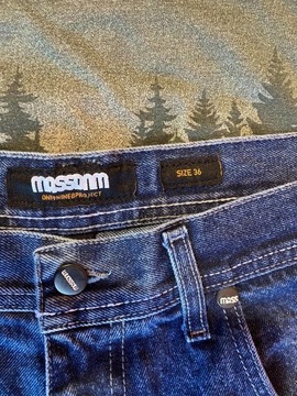 Szorty jeans Mass DNM Baggy Fit - niebieskie [36]