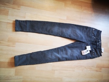 Spodnie jeansy Orsay 36 nowe szare