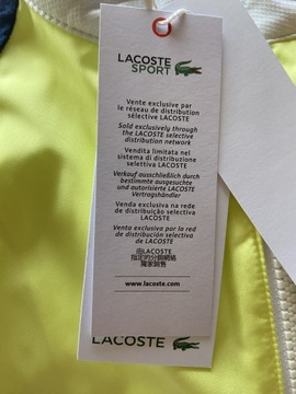 Lacoste dres oryginał XXL Novak Djokovic