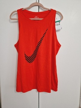 Nike Dri-fit czerwony top sportowy XL nowy