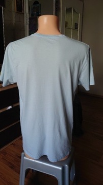 Volcom t-shirt męski M jasny błękit lato