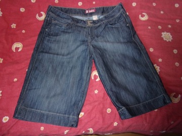 krotkie spodenki jeansowe meskie H&m 44