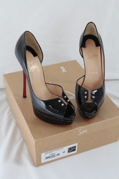 Louboutin Christian czarne Buty,Szpilki ,150 obcas