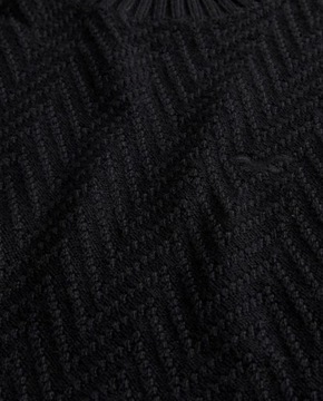 HOLLISTER sweter M SLIM czarny NOWY WAWA - 40%