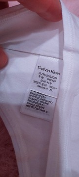 Calvin Klein CK stringi damskie nowe XL Białe 