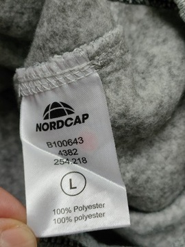 Nordcap L męska bluza polar stójka melanż