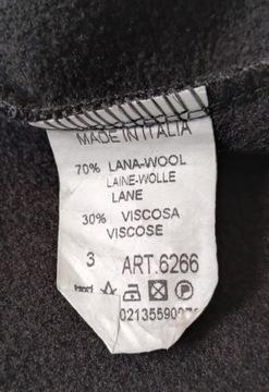 Ponczo Made in Italy ONE SIZE 70%wełny 30%wiskoza 