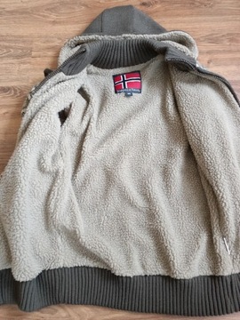 Męski sweter norweski wzór roz M/L gruby góralski 