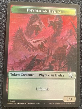 Phyrexian Hydra Token (GW 3/3 Reach)