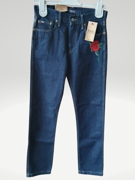 Damskie granatowe jeansy Polo Ralph Lauren - nowe