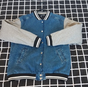 Kurtka bejsbolówka H&M xs damska denim