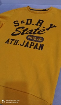Superdry oryginalna żółta bluza rozmiar  S, M