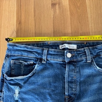 spodnie męskie Zara jeans pas 90-96