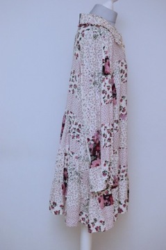 Nowa pastelowa sukienka  H&M 50 5XL 100% wiskoza