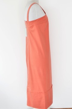 COS sukienka pomarańczowa z rozporkiem S 