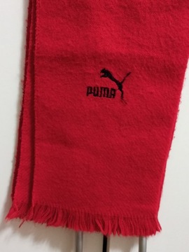 szalik zimowy Puma czerwony