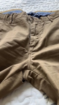 Brązowe spodnie Reserved z linii RE.MAN rozm. 31