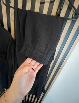 Zestaw spodnie koszula muślinowy muslin bawełna 