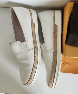 Tod's espadryle rozm. 40 białe