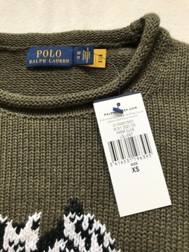 Sweter damski Polo Ralph Lauren zebry (XS)