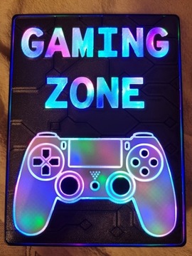 Gaming Zone ramka lampka