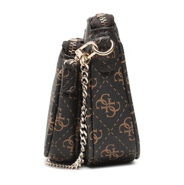 Torebka Guess Noelle Double Zip Pouch Logo OUTLET