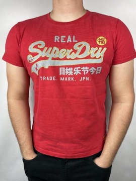 T-shirt SuperDry L czerwony