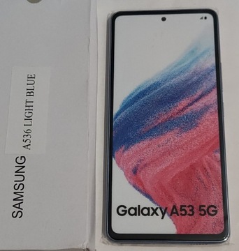 Nowa atrapa Samsung A53 5G niebieska