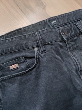 Hugo Boss męskie spodnie jeans szare 36/32 
