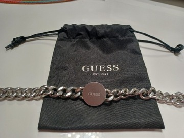 Bransoletka GUESS srebro 21cm