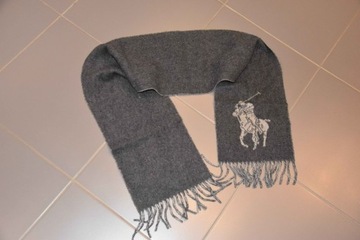 RALPH LAUREN SZAL WOOL, WEŁNIANY