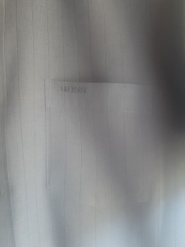 Jasnoszara koszula Hugo Boss, 80% bawełna, r. 40/M