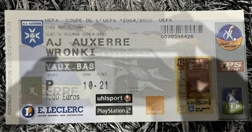 Bilet kolekcjonerski Auxerre - Amica