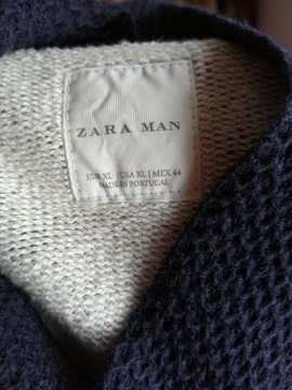 Sweter męski ZARA rozmiar XL tanio okazja 