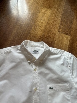 Biała koszula Lacoste
