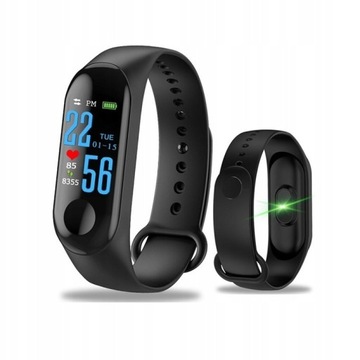 SMARTBAND SmartWatch OPASKA ZEGAREK PULSOMETR M3