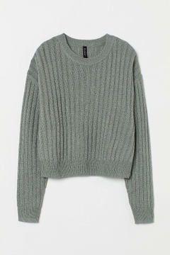 H&M__Oliwkowy sweter__34 /Nietrafiony prezent