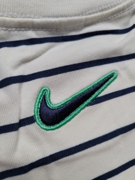koszulka t-shirt Nike M relaxed w paski bawełna