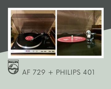 Gramofon Philips AF 729 + Philips 401 full auto