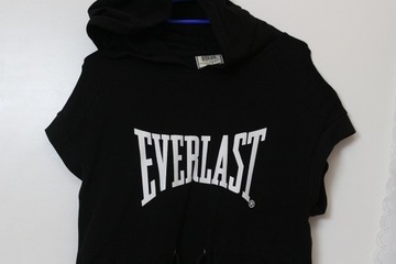 Everlast długa bluza z kapturem czarna black XL krótki rękaw