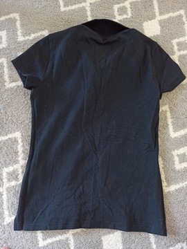Hollister koszulka polo stretch czarna damska XS 