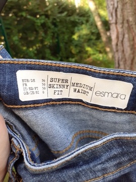 Jeansy spodnie dżinsowe rozm. 36 skinny