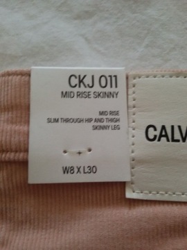 Spodnie damskie Calvin Klein W 8 L 30 