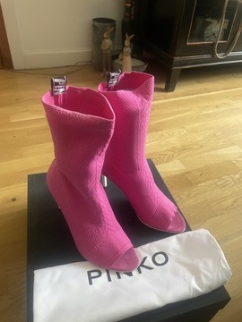 Piękne różowe szpilki sandały Pinko 37