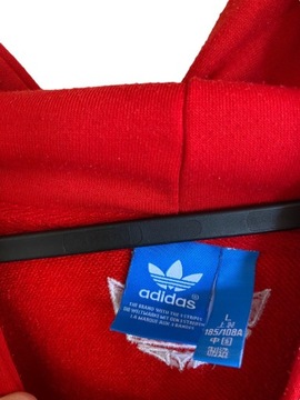 Adidas Originals hoodie z lampasami, rozmiar L
